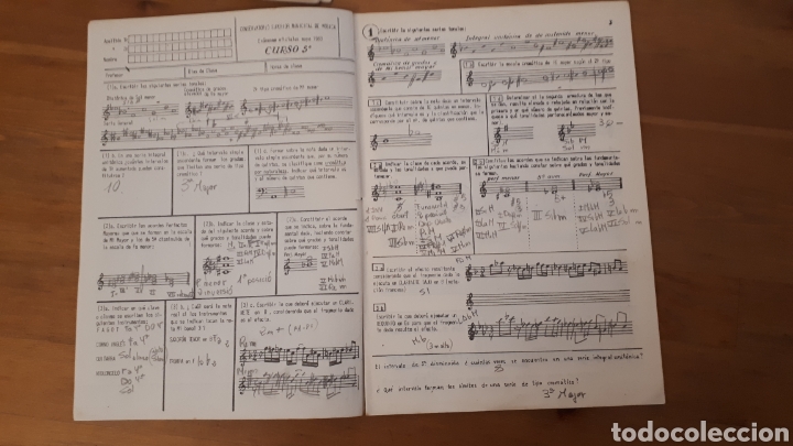 Libros de segunda mano: Ejercicios teor&iacute;a. Solfeo. Cursos 2, 3 o 5. - Foto 5