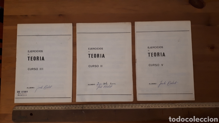 Libros de segunda mano: Ejercicios teor&iacute;a. Solfeo. Cursos 2, 3 o 5. - Foto 1