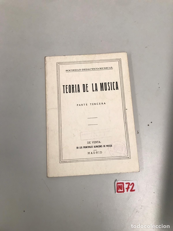 Libros de segunda mano: Teor&iacute;a De La M&uacute;sica - Foto 1