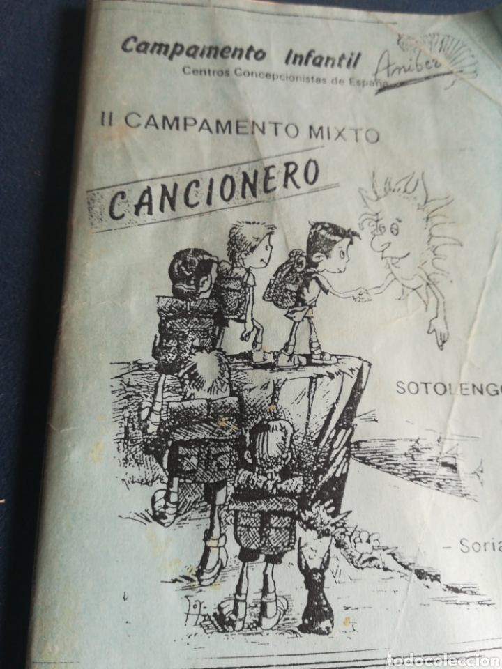 Libros de segunda mano: Cancionero campamento infantil Sotolengo