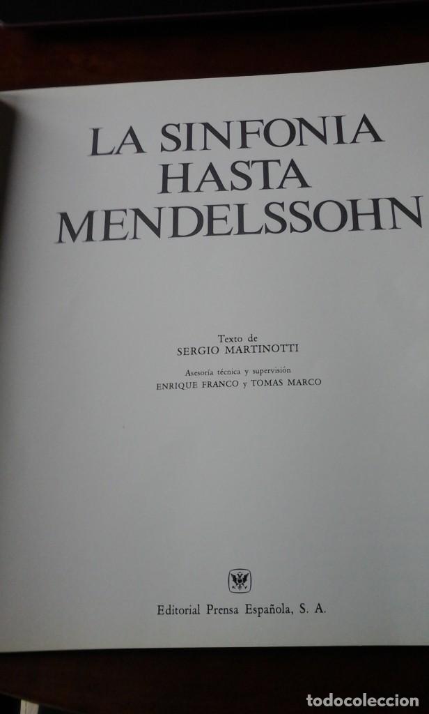 Libros de segunda mano: LA SINFON&Iacute;A HASTA MENDELSSOHN. Las Formas de la gran M&uacute;sica n&ordm; 2 (Madrid, 1982)