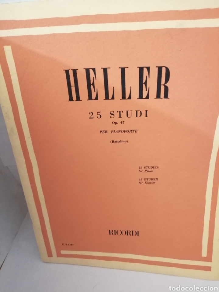 Libros de segunda mano: HELLER. 25 Studi per pianoforte Op. 47 DE Stephen Heller - Foto 1