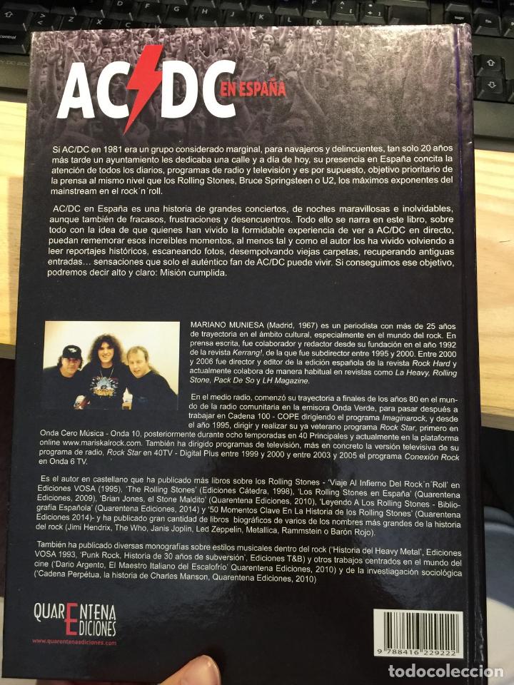 Libros de segunda mano: AC/DC en Espa&ntilde;a - Mariano Muniesa - Foto 2