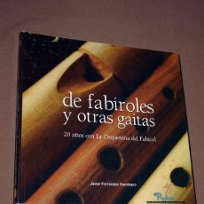 Libros de segunda mano: DE FABIROLES Y OTRAS GAITAS. 20 AÑOS CON LA ORQUESTINA DEL FABIROL. JAVIER FERRÁNDEZ ESCRIBANO ROLDE