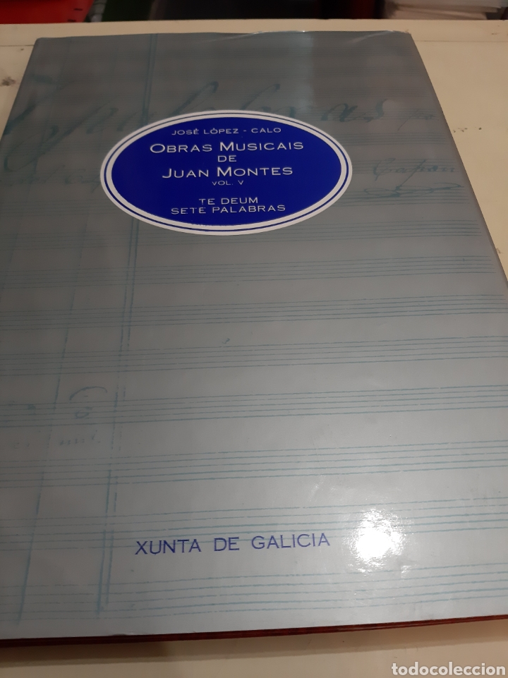 Libros de segunda mano: JISE L&Oacute;PEZ CALO OBRAS MUSICALES JUAN MONTES VOL V XUNTA 1994
