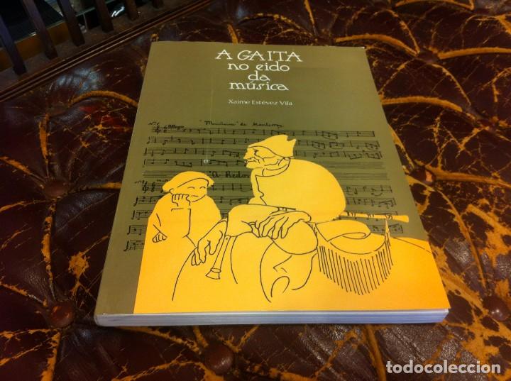 Libros de segunda mano: XAIME EST&Eacute;VEZ VILA. A GAITA NO EIDO DA M&Uacute;SICA. 1987