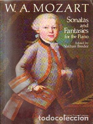 Libros de segunda mano: W.A.MOZART.SONATAS AND FANTASIES FOR THE PIANO. BRODER, NATHAN. A-MU-847