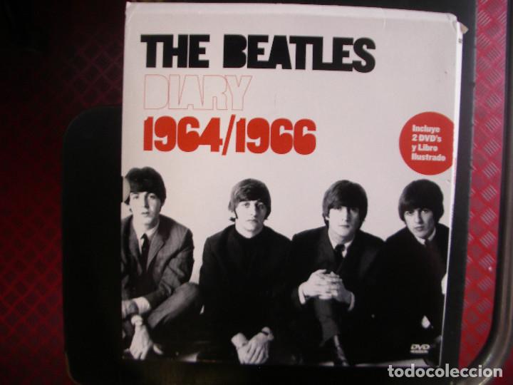 Libros de segunda mano: THE BEATLES DIARY 1964/ 1966. 2 DVDS + LIBRO. - Foto 1