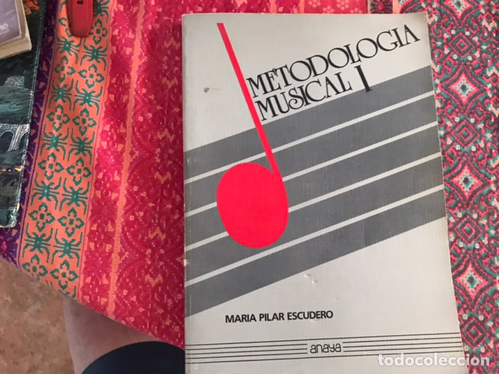 Libros de segunda mano: Metodolog&iacute;a musical I. Mar&iacute;a Pilar Escudero Anaya