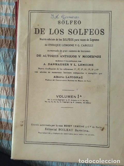 Libros de segunda mano: Libros Solfeo de Los Solfeos 1a y 1b - Foto 1