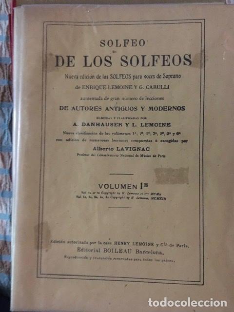 Libros de segunda mano: Libros Solfeo de Los Solfeos 1a y 1b - Foto 2