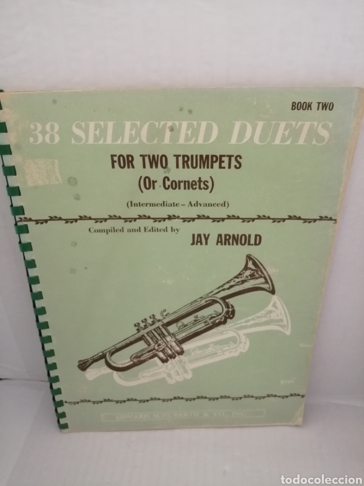 Libros de segunda mano: 38 Selected Duets for Two Trumpets (or Cornets) Book Two: Intermediate - Advanced - Foto 1