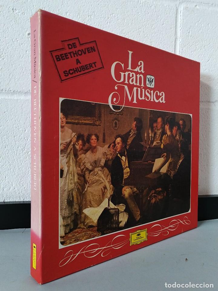 Libros de segunda mano: LA MUSICA ELEGIDA, DE BEETHOVEN A SCHUBERT - HISTORIA DE LA MUSICA + 4 LPS - 1982 .. L1758