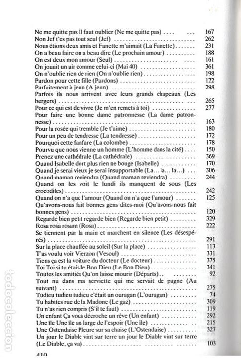 Libros de segunda mano: Oeuvre int&eacute;grale / Jacques Brel - Foto 9