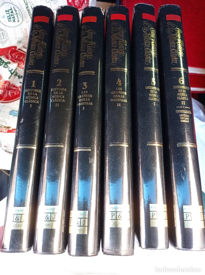 Libros de segunda mano: GRAN HISTORIA DE LA M&Uacute;SICA CLASICA 6 TOMOS DE LUJO PLAZA Y JANES
