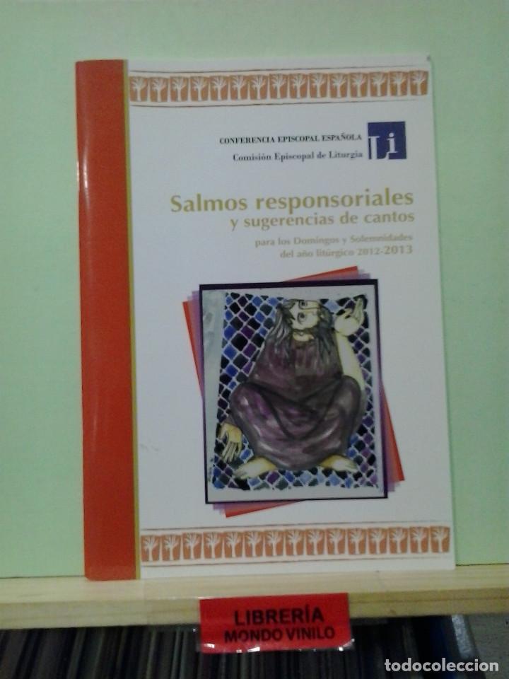 Libros de segunda mano: LMV - Salmos responsoriales y sugerencias de cantos, a&ntilde;o liturgico 2012 - 2013