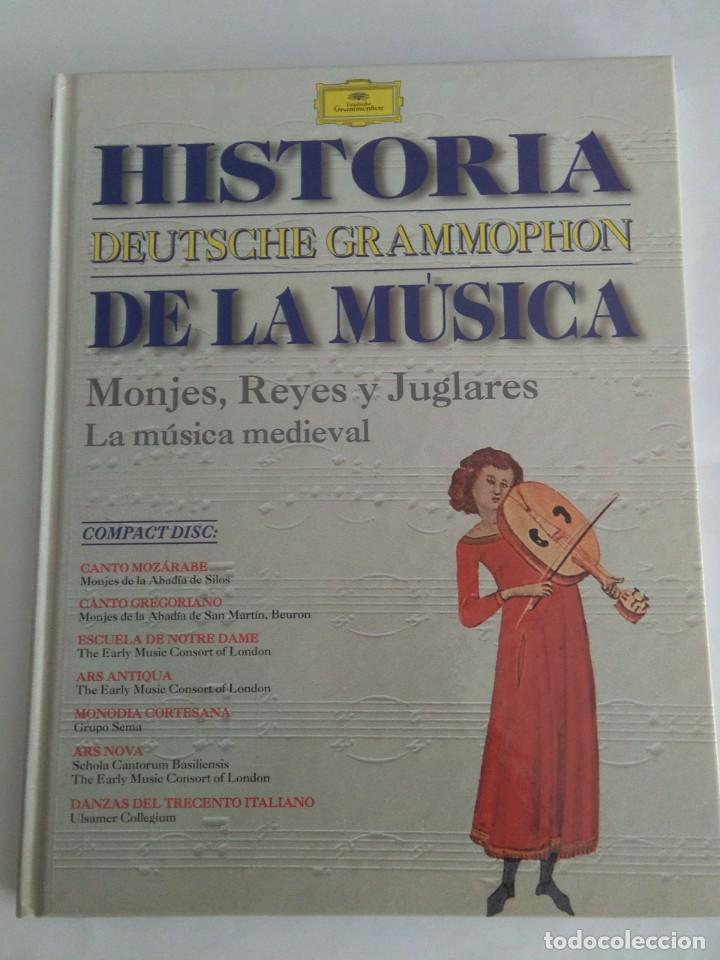 Libros de segunda mano: HISTORIA DE LA MUSICA , MONJES , REYES Y JUGLARES .LA MUSICA MEDIEVAL ( DEUTSCHE GRAMMOPHON )
