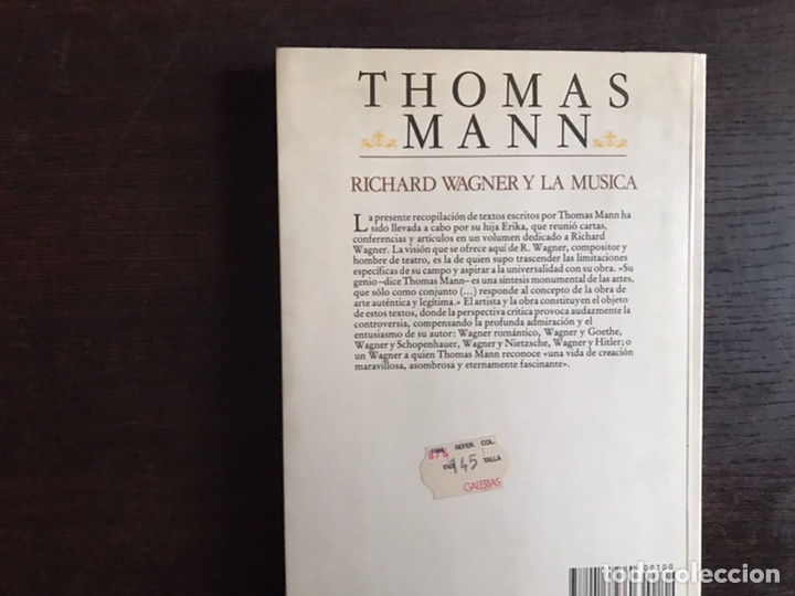 Libros de segunda mano: Richar Wagner y la m&uacute;sica. Thomas Mann - Foto 2