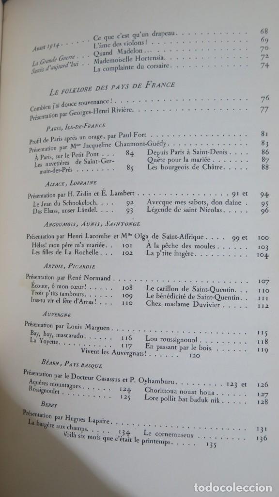 Libros de segunda mano: 1953.- LA CHANSON DU PAYS - Foto 6