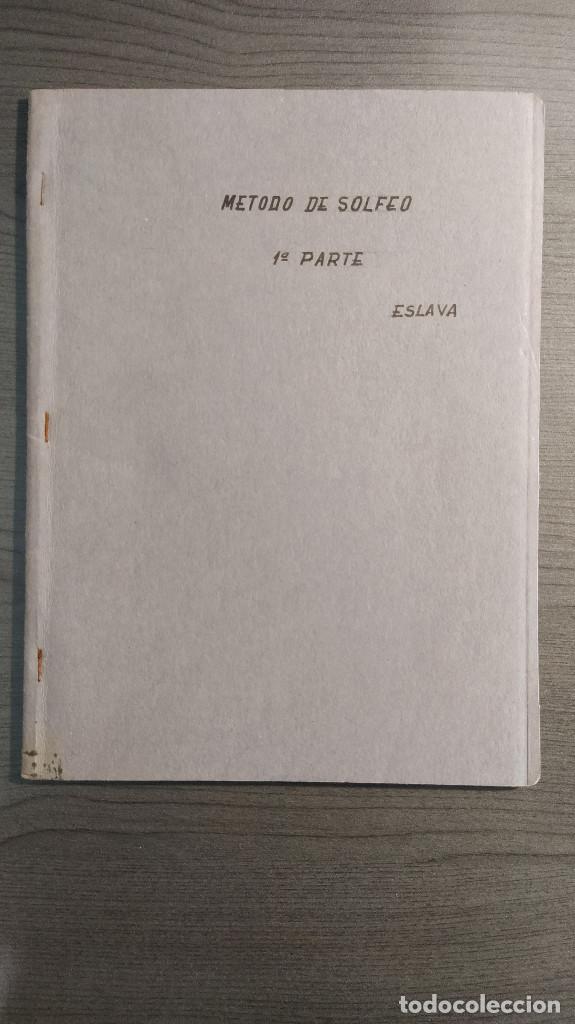 Libros de segunda mano: Metodo de solfeo Eslava. ATD