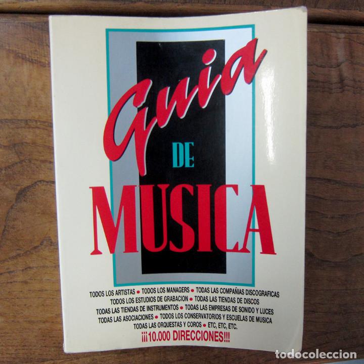 Libros de segunda mano: GU&Iacute;A DE M&Uacute;SICA - DIRECTORIO DE LA INDUSTRIA MUSICAL - 1988 - GRUPOS, MANAGERS, TIENDAS DE DISCOS ETC