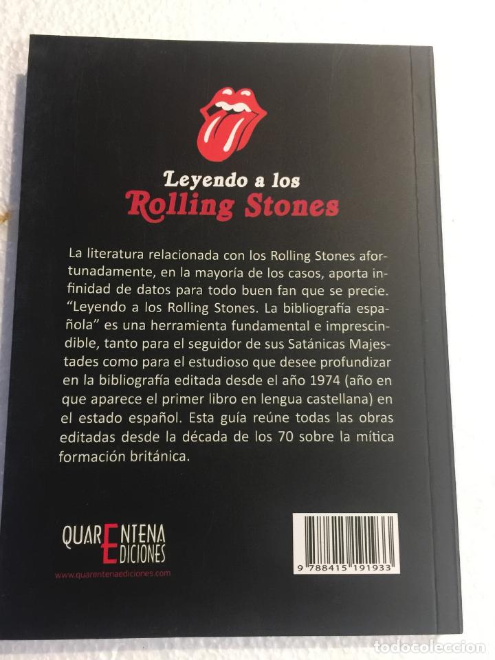 Libros de segunda mano: Leyendo a los Rolling Stones - Mariano Muniesa - Foto 2