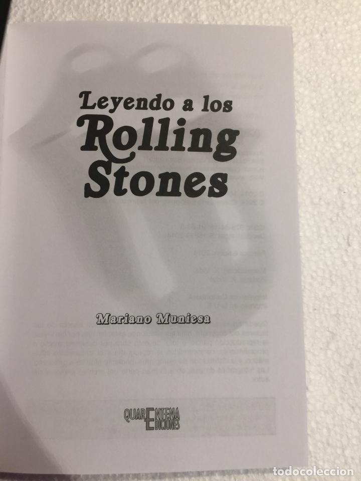 Libros de segunda mano: Leyendo a los Rolling Stones - Mariano Muniesa - Foto 5