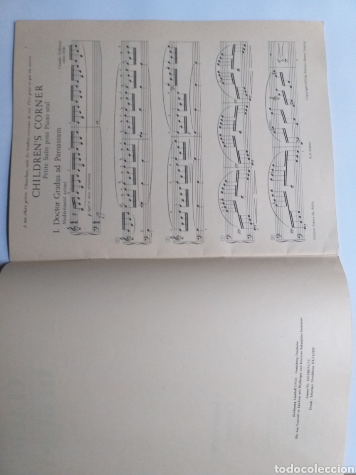Libros de segunda mano: Debussy childrens corner klemm - Foto 6