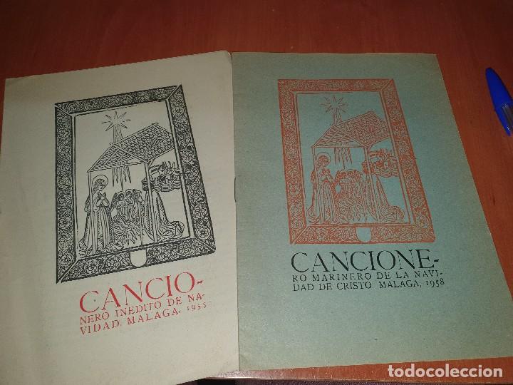 Gebrauchte B&uuml;cher: Cancionero inedito y marinero de navidad, malaga 1955 y 1958