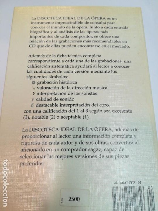 Libros de segunda mano: La discoteca ideal de la &oacute;pera SA2157 - Foto 2