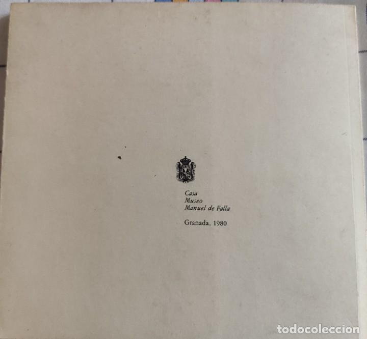 Libros de segunda mano: MANUEL DE FALLA. CASA MUSEO MANUEL DE FALLA. GRANADA, 1980. - Foto 5