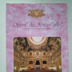 Libros de segunda mano: PROGRAMA DE LUJO DE LA OPERA DE MONTE-CARLO, TEMPORADA 1994. EN FRANCÉS. MONTECARLO. Lote 236700350