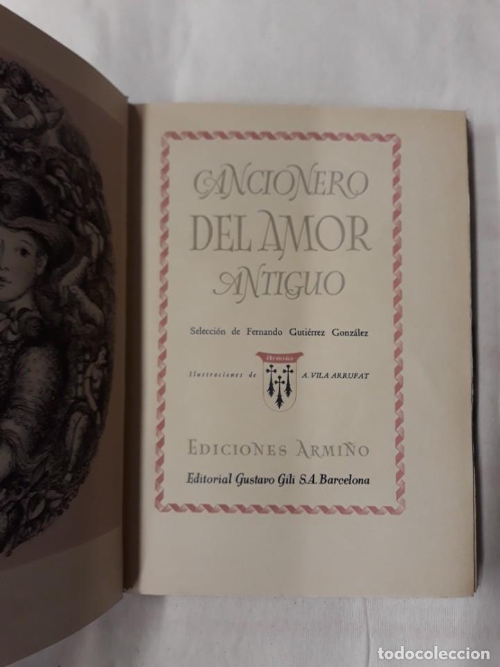 Second hand books: GUTI&Eacute;RREZ GONZ&Aacute;LEZ, FERNANDO. CANCIONERO DEL AMOR ANTIGUO