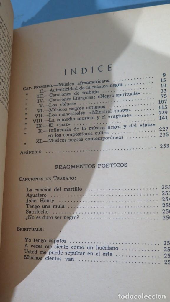 Libros de segunda mano: PANORAMA DE LA MUSICA AFROAMERICANA. ORTIZ ODERIGO - Foto 2