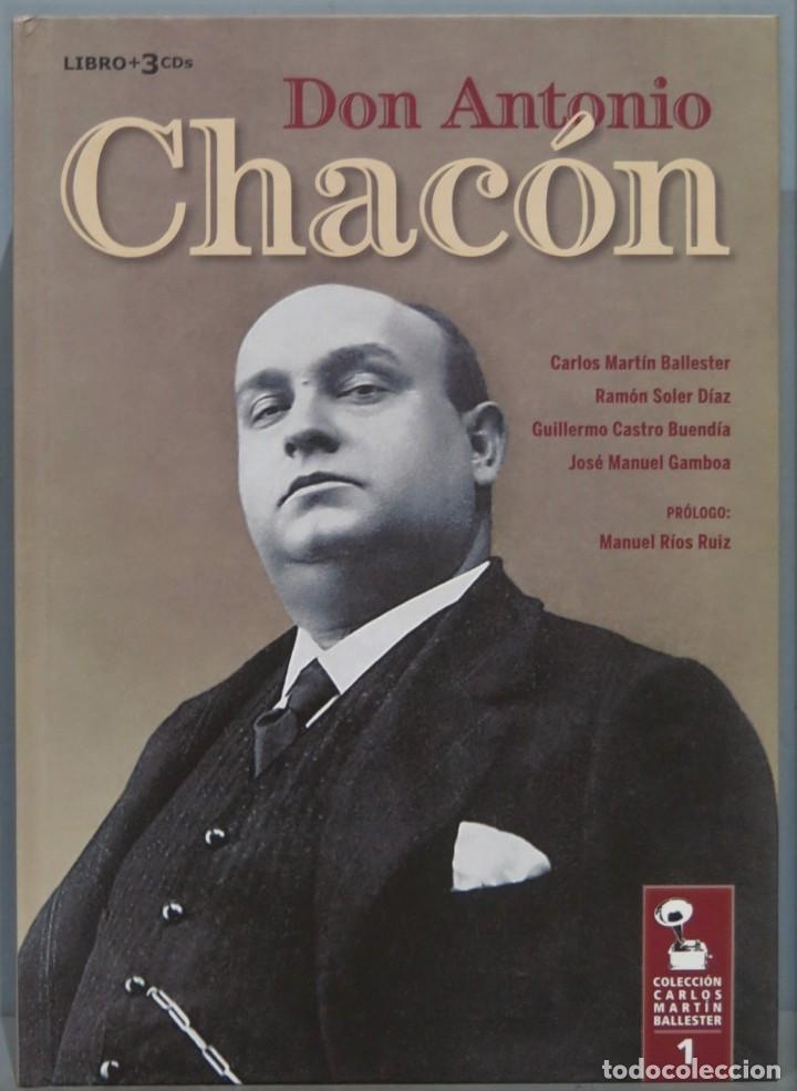 Libros de segunda mano: DON ANTONIO CHACON. LIBRO + 3CD - Foto 1