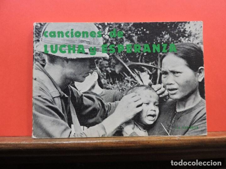 Libros de segunda mano: Canciones de lucha y esperanza - Foto 1
