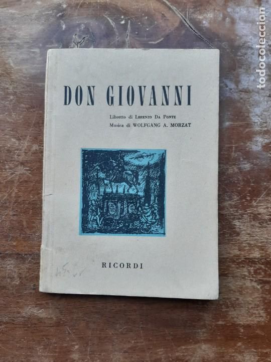 Libros de segunda mano: Don Giovanni Mozart - Foto 1