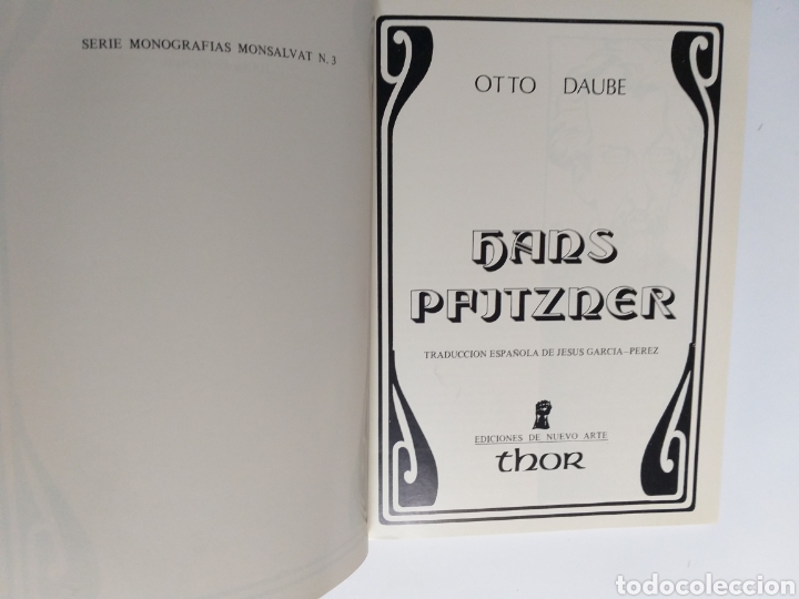 Libros de segunda mano: Hans Pfitzner. El m&uacute;sico marginado Otto Daube - Foto 6
