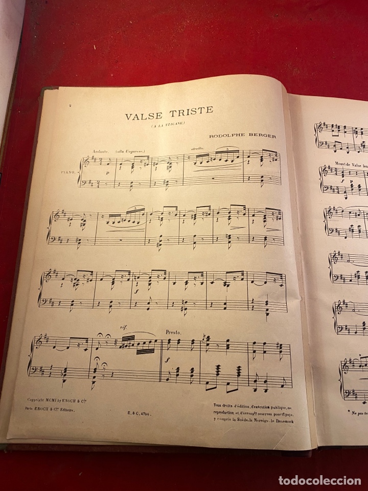Libros de segunda mano: VALSE TRISTE pour piano - Foto 2