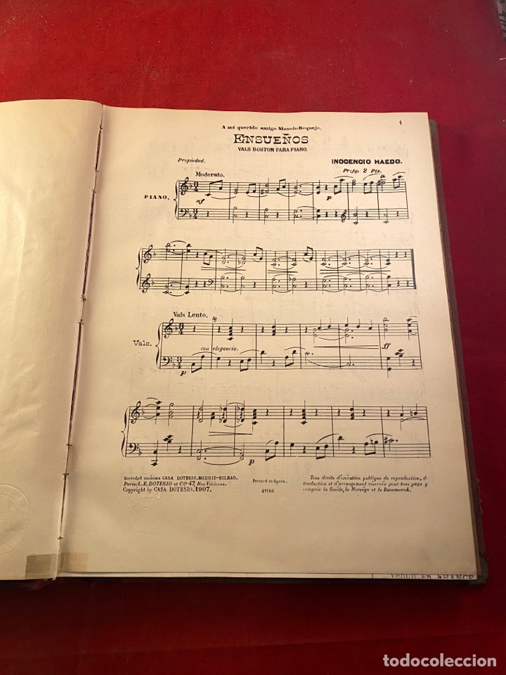 Libros de segunda mano: VALSE TRISTE pour piano - Foto 3
