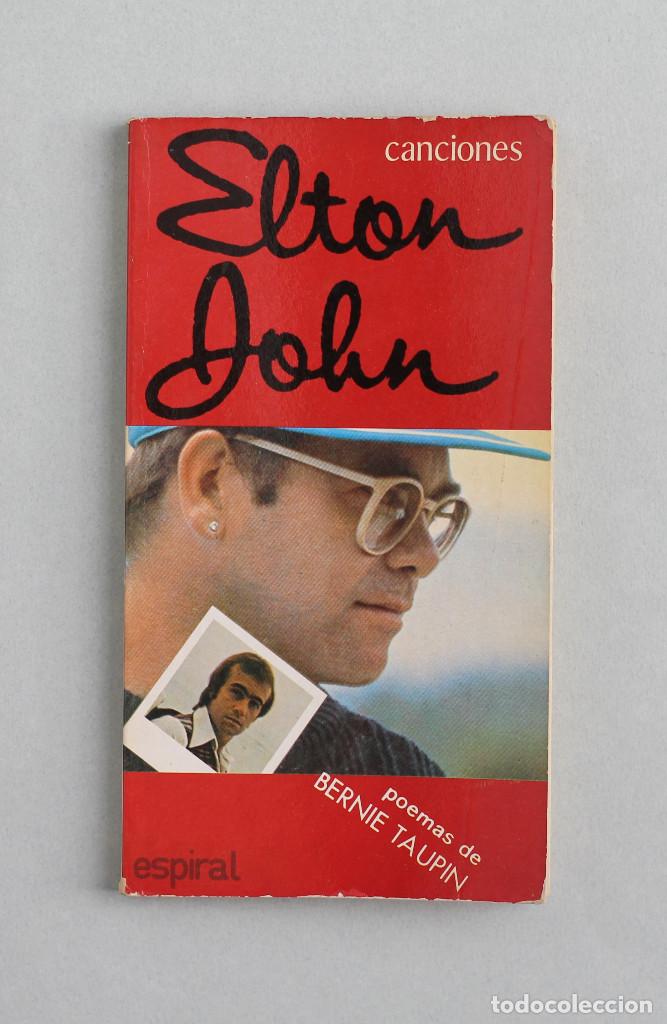 Libros de segunda mano: ELTON JOHN//CANCIONES//MANZANO, ALBERTO//FUNDAMENTOS//MADRID,1987