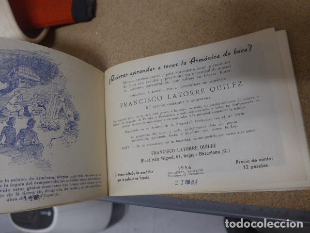Libros de segunda mano: Antiguo libro quiere aprender a tocar la armonica de boca ? de 1956 - Foto 3