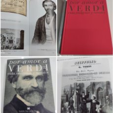 Libros de segunda mano: POR AMOR A VERDI 1813-1901 VIDA, IMÁGENES Y RETRATOS NUEVO, SIN USO GRAN FORMATO ILUSTRADO