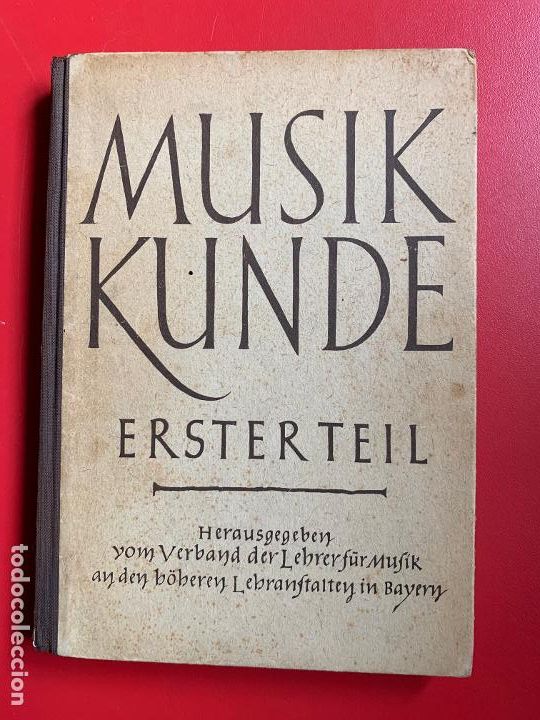 Libros de segunda mano: Musik Kunde. Erster Teil. - Foto 1