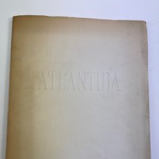 Libros de segunda mano: L-1929. PRIMERA AUDICION MUNDIAL DE ATLANTIDA, DE M. DE FALLA. 1961.