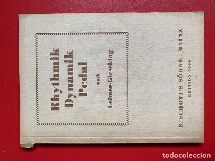 Libros de segunda mano: Rhythmik dynamik pedal - LEIMER KARL - Foto 1