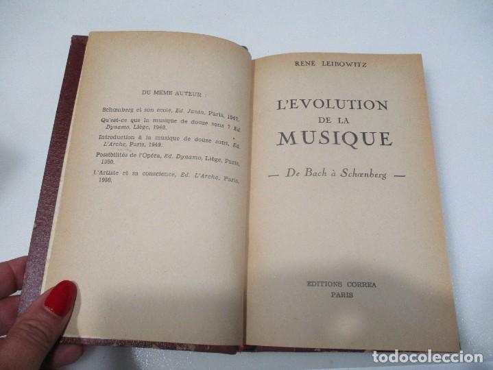 Libros de segunda mano: RENE LEIBOWITZ L&acute;evolution de la Musique (franc&eacute;s) W8021 - Foto 2