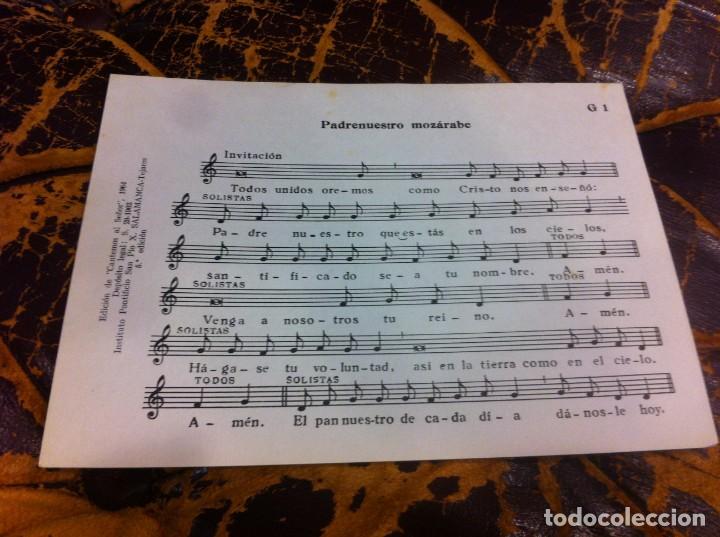 Livres d'occasion: PARTITURA MUSICAL. PADRENUESTRO MOZ&Aacute;RABE. 1964
