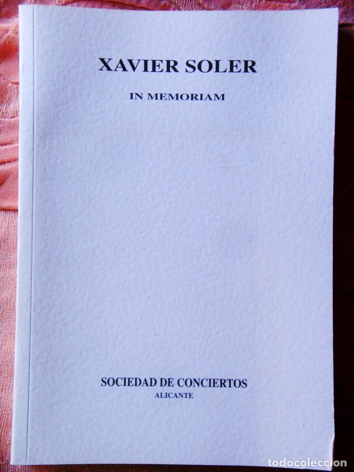 Libros de segunda mano: 1995 - XAVIER SOLER, IN MEMORIAM - Foto 1