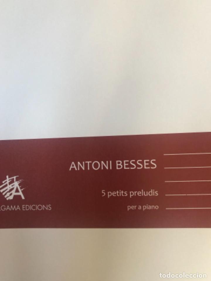 Libros de segunda mano: Antoni Besses, &rdquo;5 petits preludis&rdquo; per a piano - Foto 1
